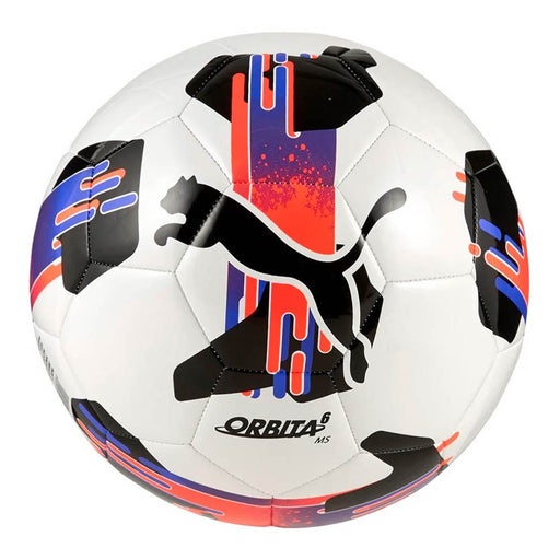 Puma Orbita 6 MS Football (White/Glowing Red/Black)