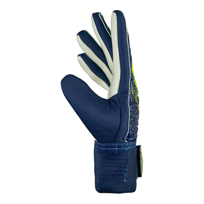 Reusch Starter Solid Junior GK Gloves (Blue/Yellow)