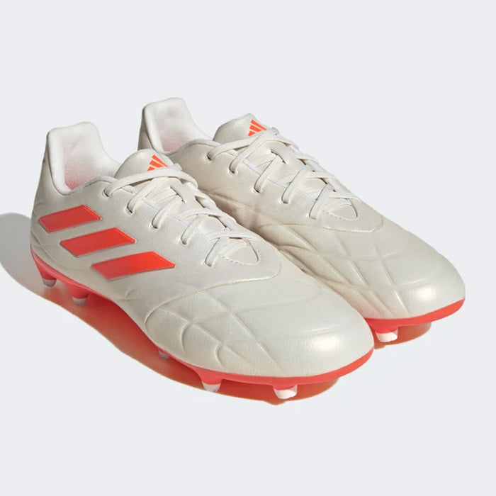 Adidas Copa Pure.3 FG Football Boots (Off White/Orange/Off White)