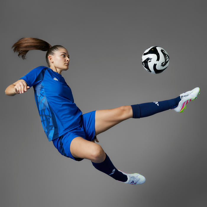 Adidas Predator League Fold-Over Tongue FG Football Boots (White/Lucid Pink/Lucid Lemon)