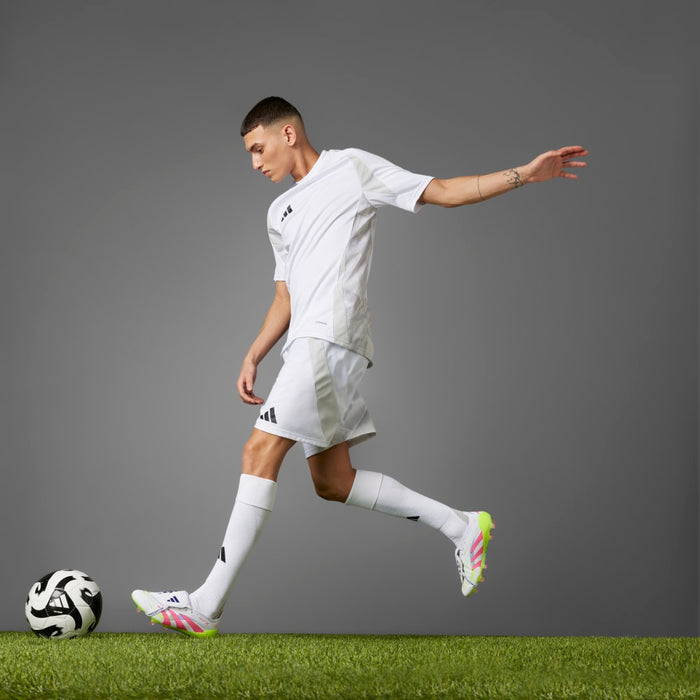 Adidas Predator Elite Fold-Over Tongue FG Football Boots (Cloud White/Lucid Pink/Lucid Lemon)