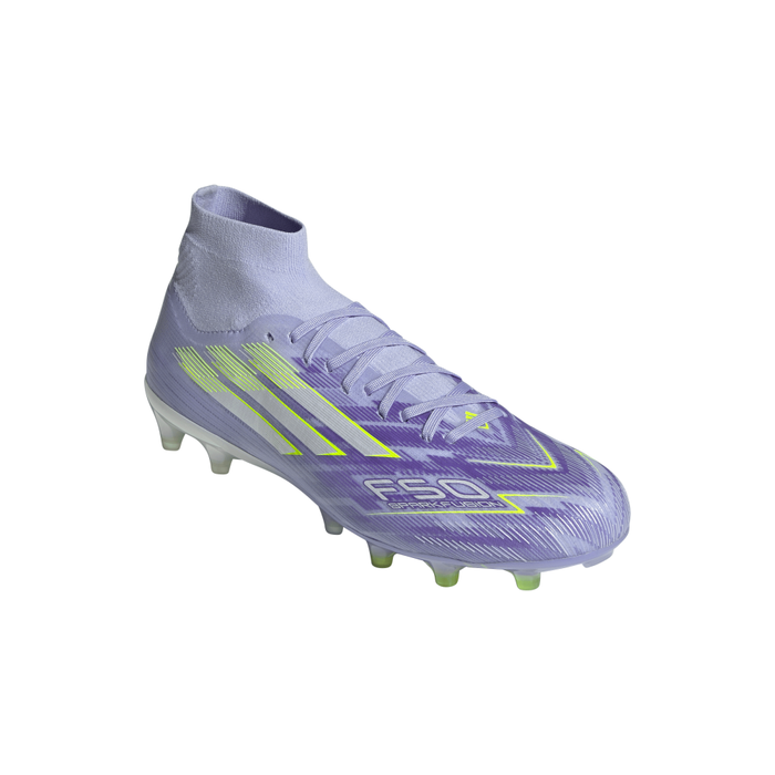 Adidas F50 Women's Sparkfusion Pro FG/AG Football Boots (Violet Tone/Lucid Lemon/Purple Rush)