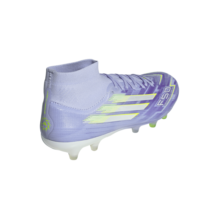 Adidas F50 Women's Sparkfusion Pro FG/AG Football Boots (Violet Tone/Lucid Lemon/Purple Rush)