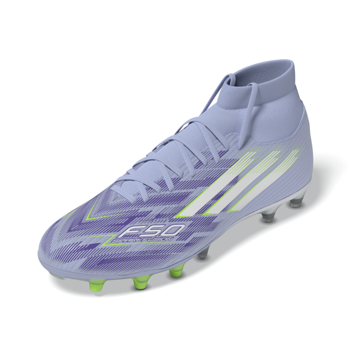 Adidas F50 Women's Sparkfusion League FG/AG Football Boots (Violet Tone/Lucid Lemon/Purple Rush)