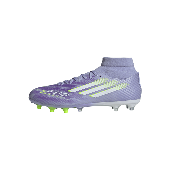 Adidas F50 Women's Sparkfusion League FG/AG Football Boots (Violet Tone/Lucid Lemon/Purple Rush)