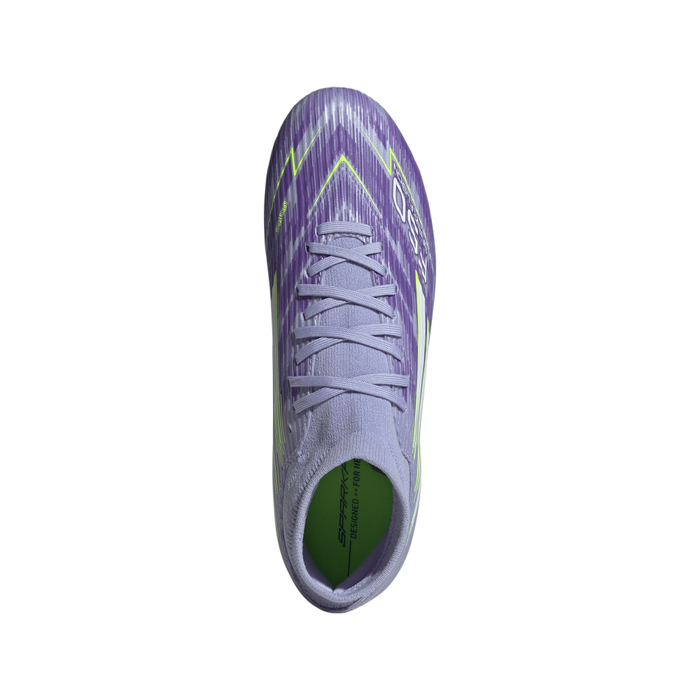Adidas F50 Women's Sparkfusion League FG/AG Football Boots (Violet Tone/Lucid Lemon/Purple Rush)