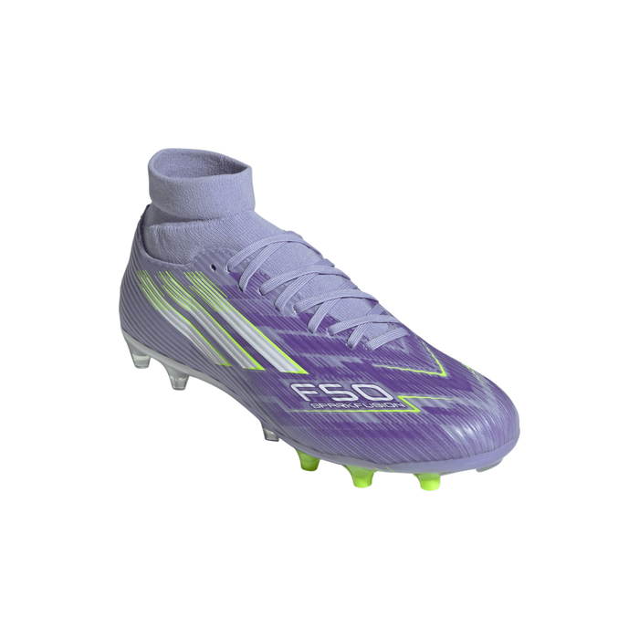 Adidas F50 Women's Sparkfusion League FG/AG Football Boots (Violet Tone/Lucid Lemon/Purple Rush)