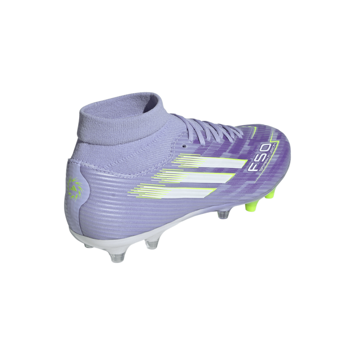 Adidas F50 Women's Sparkfusion League FG/AG Football Boots (Violet Tone/Lucid Lemon/Purple Rush)