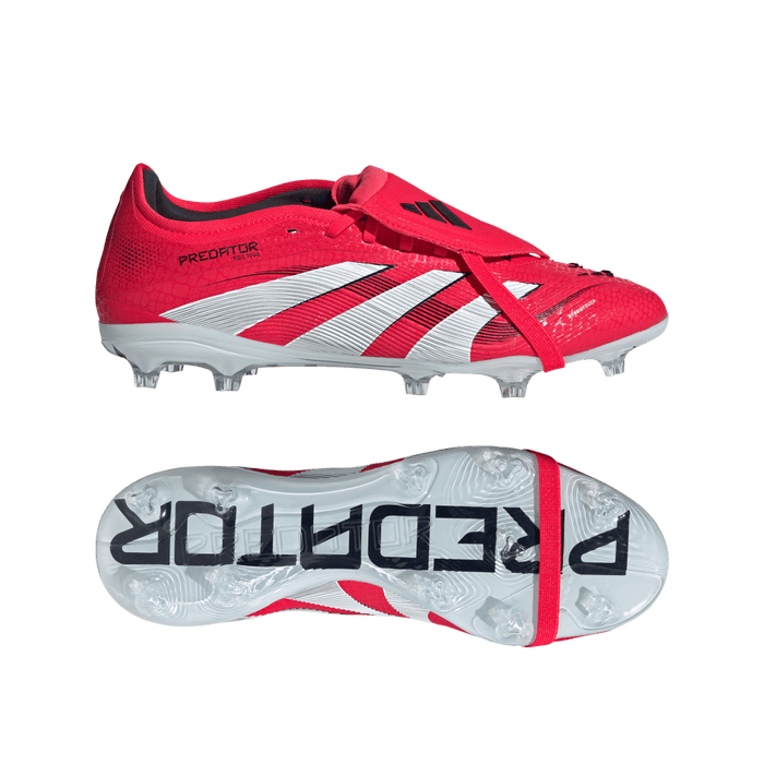 Adidas Predator Pro Fold-Over Tongue FG Football Boots(Lucid Red/White/Core Black)