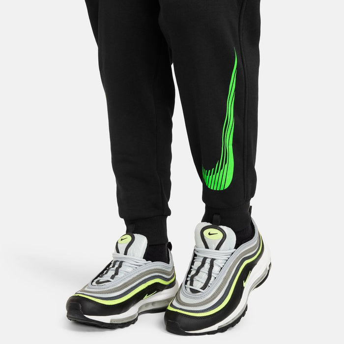 Nike Youth CR7 Fleece Football Jogger Pants (Black/Green Strike)