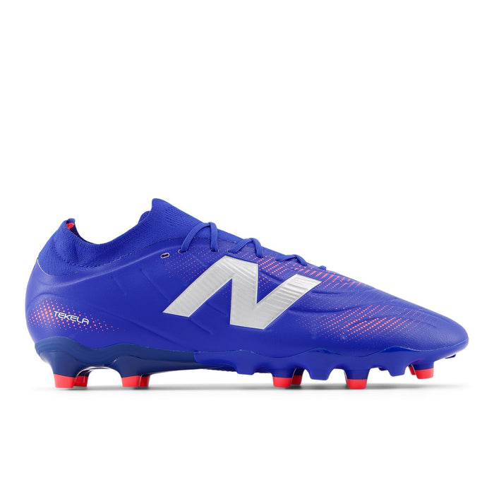 New Balance Tekela Team V5 2E FG Football Boots (Blue Gemstone/Energy Red/Silver)