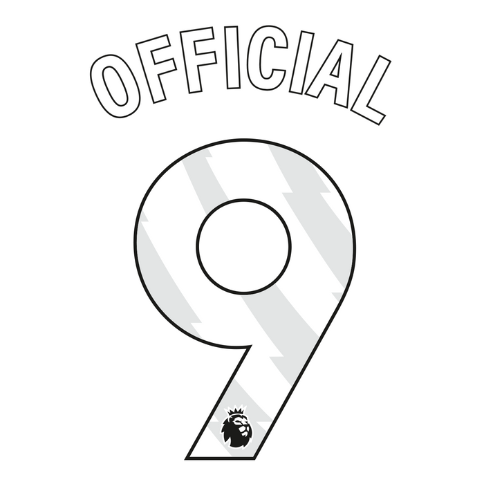 Official Premier League Print - Youth (White)