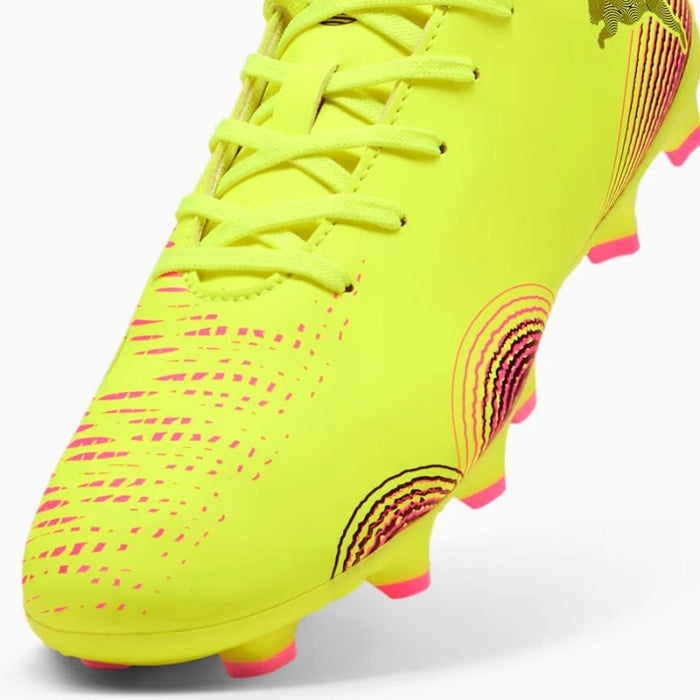 Puma Future 8 Play FG/AG Jnr Football Boots (Yellow Alert/Black/Sun Struck)