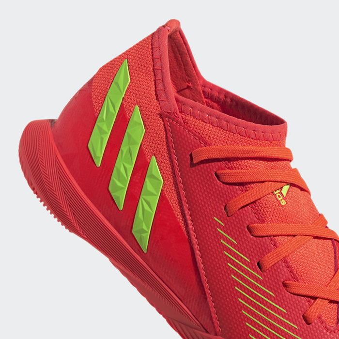 Adidas Predator Edge.3 IN Jnr Football Boots (Red/Green)