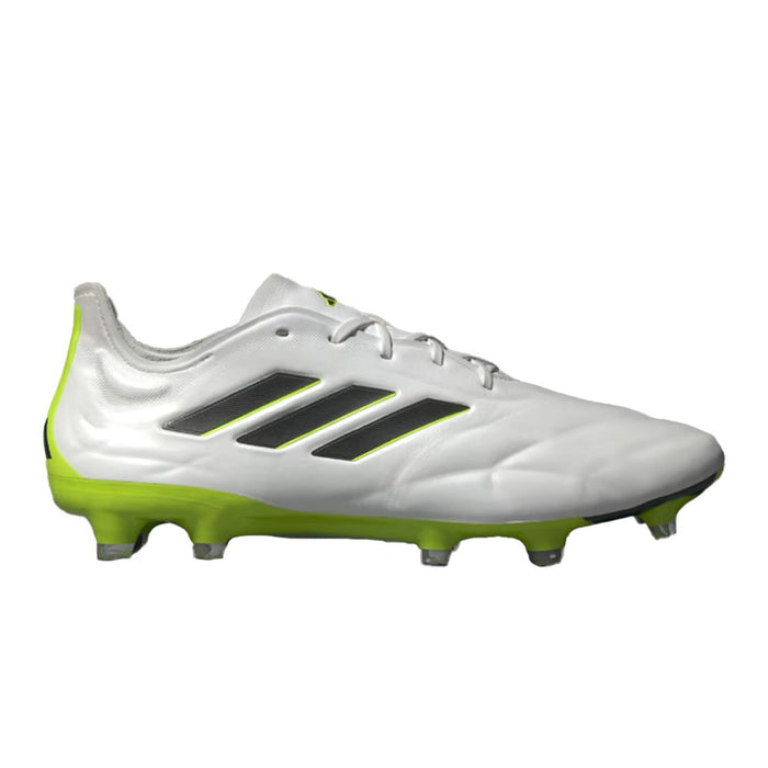 Adidas Copa Pure II.1 FG Football Boots (White/Black/Lucid Lemon)
