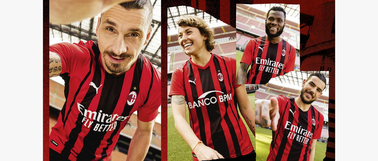 PUMA 2021-2022 AC Milan Home Football Soccer T-Shirt India