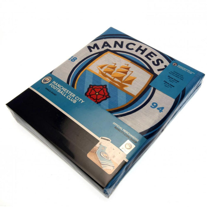 Manchester City Pulse Single Duvet Set