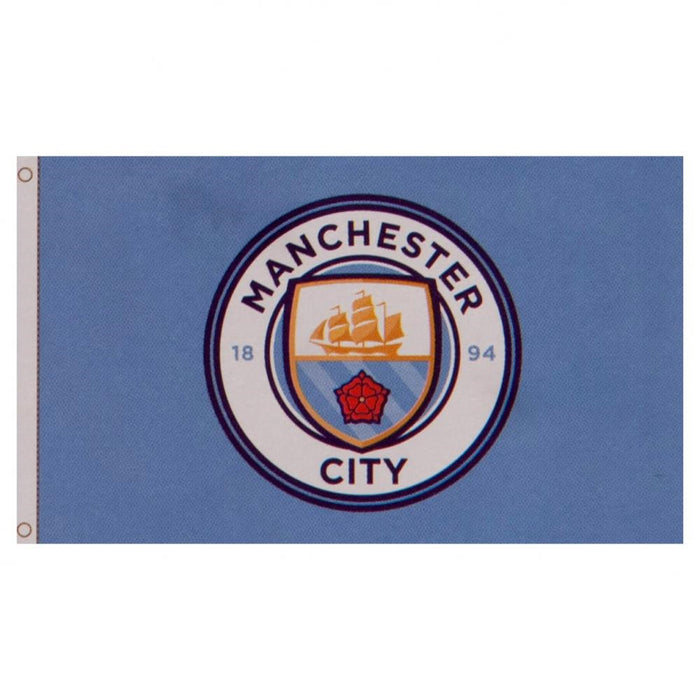 Manchester City Core Crest Flag