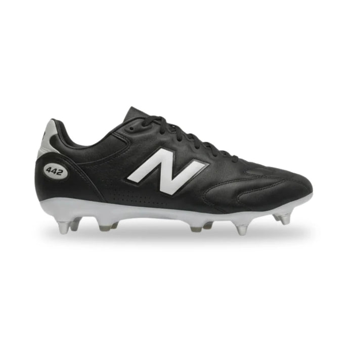New Balance 442 Pro V3 SG D Football Boots (Black/White/Fire Cracker)