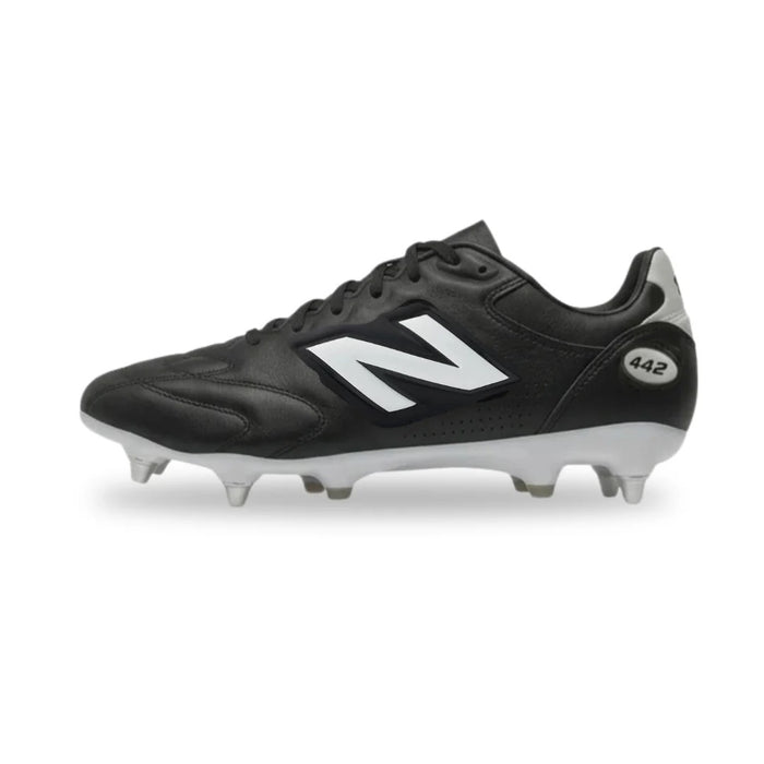 New Balance 442 Pro V3 SG 2E Football Boots (Black/White/Fire Cracker)