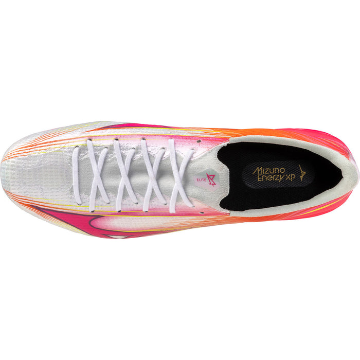 Mizuno Alpha III Elite FG Football Boots (White/Fuchsia Purple)