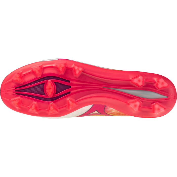 Mizuno Alpha III Elite FG Football Boots (White/Fuchsia Purple)