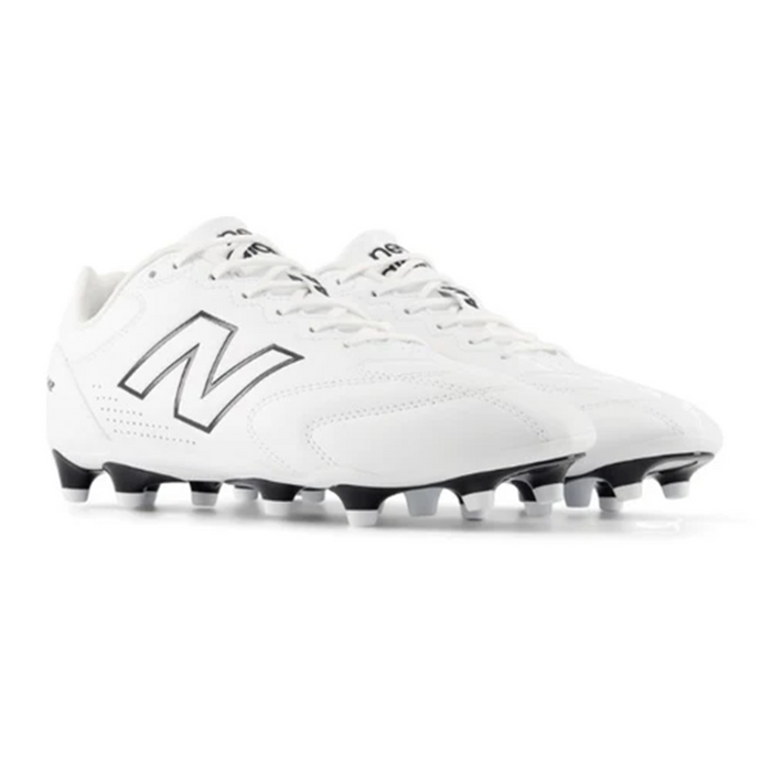 New Balance 442 V3 Team D FG Football Boots (White/Black)