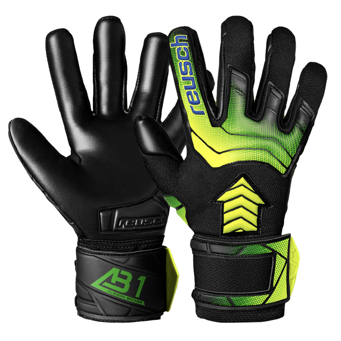 Reusch Attrakt AB1 Infinity GK Glove (Black/Safety Yellow/Black)