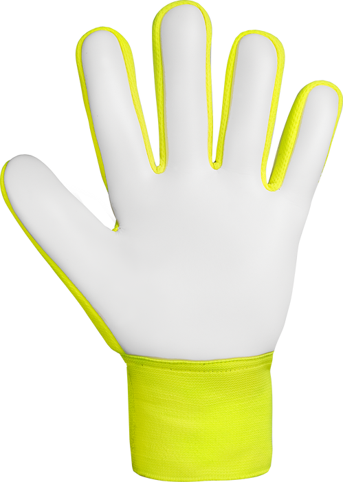 Reusch Attrakt Starter Solid Junior GK Gloves (Safety Yellow/Silver)