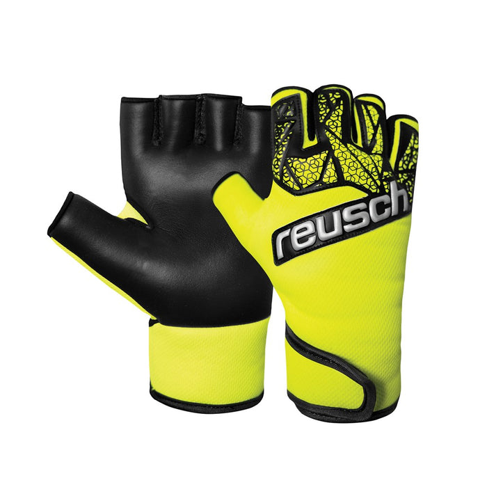 futsal goalkeeper gear Reusch Futsal Grip GK Glove (Safety Yellow/Black)