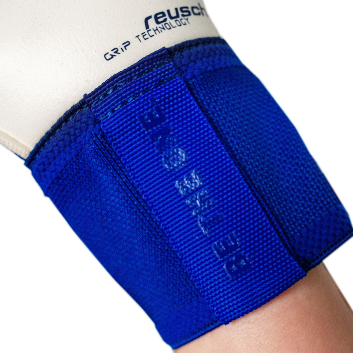 Reusch Attrakt Gold X Roll Finger GK Gloves (Sharp Blue/White/Shocking)