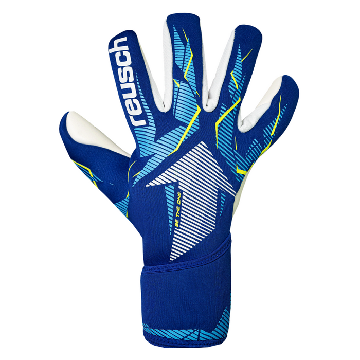 Reusch Fastgrip Advance Junior GK Gloves (Sharp Blue/White)