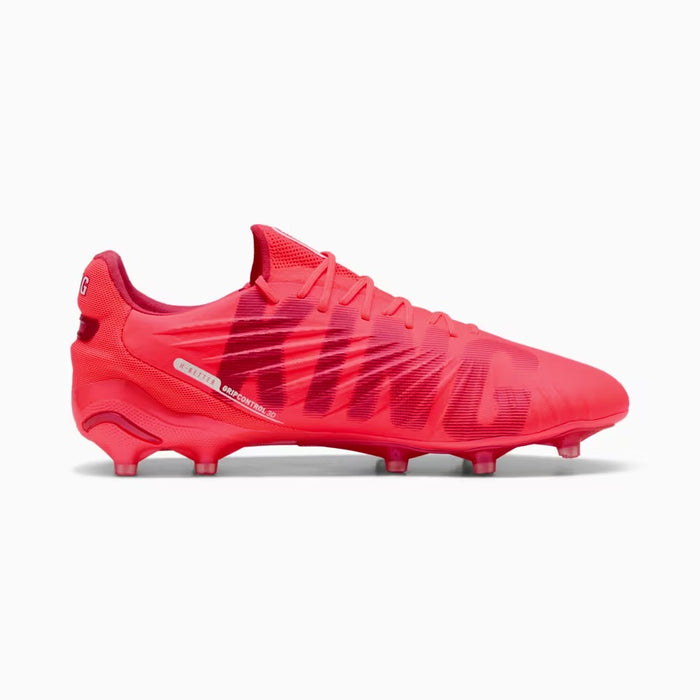 Puma King Ultimate FG/AG Football Boots (Glowing Red/White)