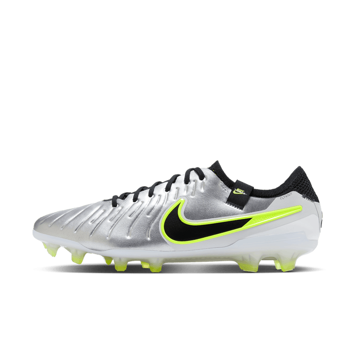 Nike Tiempo Legend 10 Elite FG Football Boots (Silver/Black/Volt)