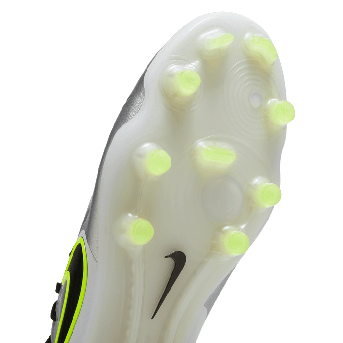 Nike Tiempo Legend 10 Elite FG Football Boots (Silver/Black/Volt)