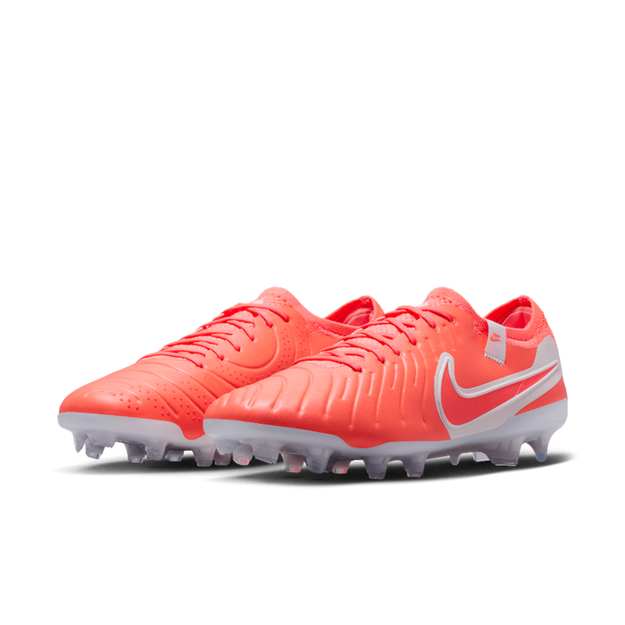 Nike Tiempo Legend 10 Elite FG Football Boots (Hot Lava/White)