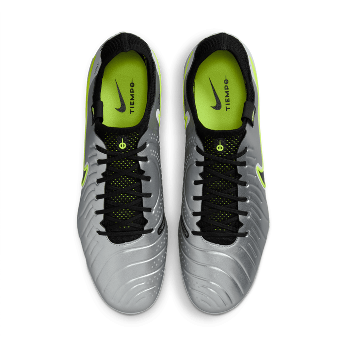 Nike Tiempo Legend 10 Elite AG-Pro Football Boots (Silver/Black/Volt)