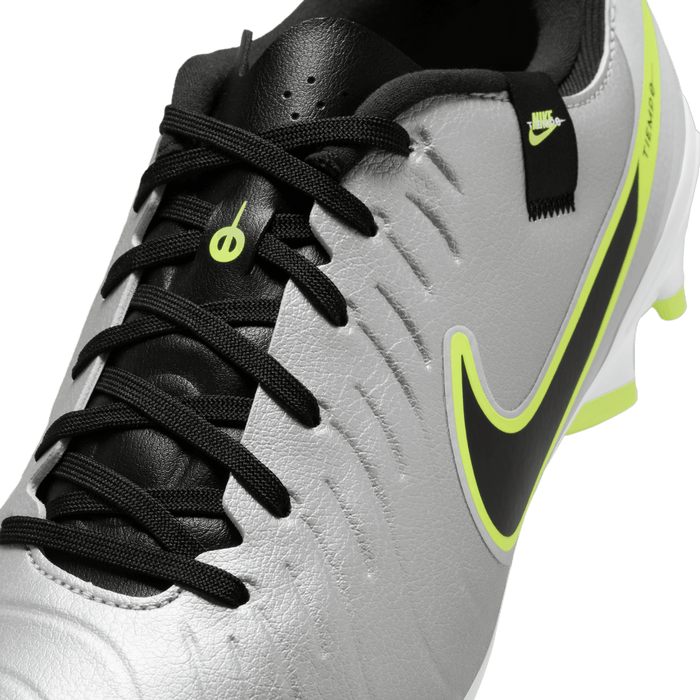 Nike Tiempo Legend 10 Academy FG Football Boots (Silver/Black/Volt)