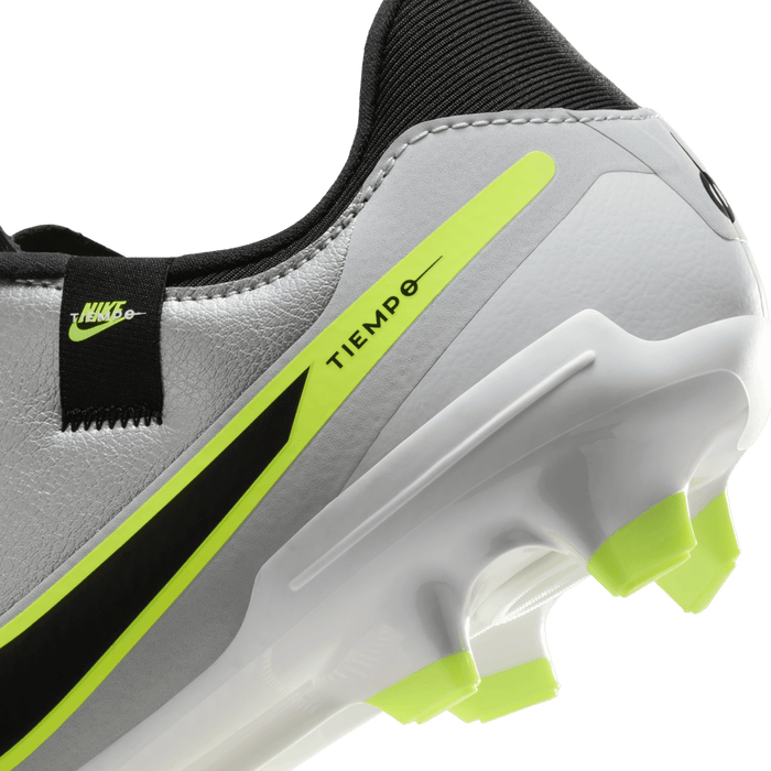 Nike Tiempo Legend 10 Academy FG Football Boots (Silver/Black/Volt)