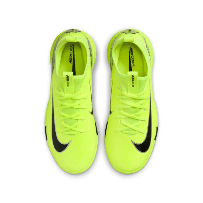 Nike Jr Mercurial Vapor 16 IC Indoor Football Shoes (Volt/Black)