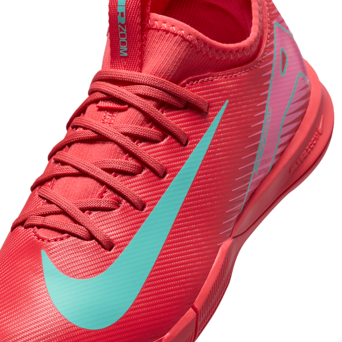 Nike Jr. Mercurial Vapor 16 Academy IC Indoor Football Shoes (Ember Glow/Aurora Green)