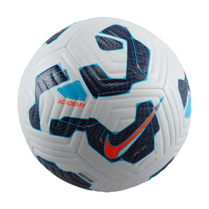 Nike Academy Football (White/Blackened Blue/Hyper Crimson)