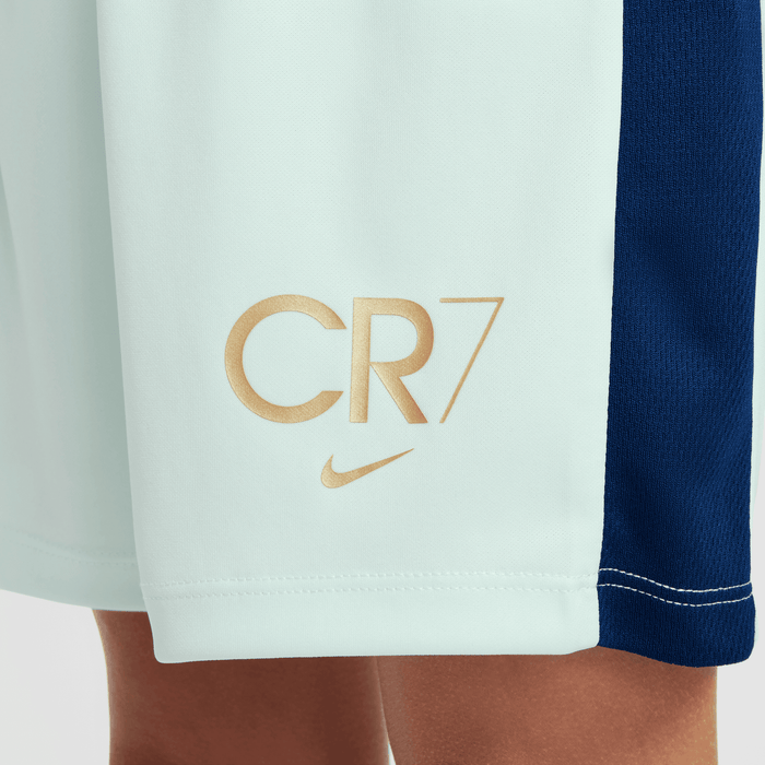 Nike CR7 Youth Dri-FIT Academy23 Football Shorts (Barely Green/Blue Void/Metallic Gold)