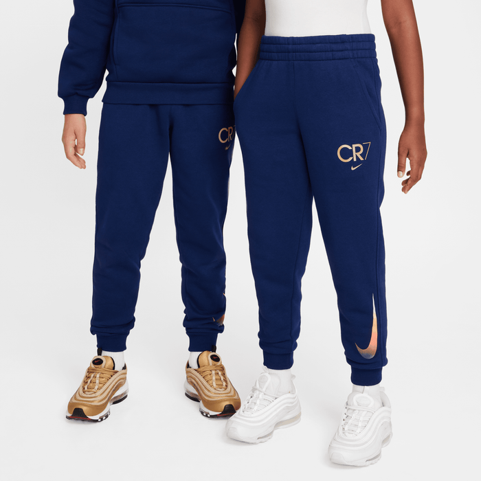 Nike Youth CR7 Club Fleece Football Joggers (Blue Void/Metallic Gold)