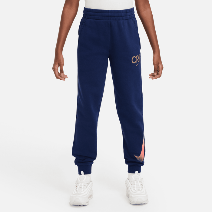 Nike Youth CR7 Club Fleece Football Joggers (Blue Void/Metallic Gold)