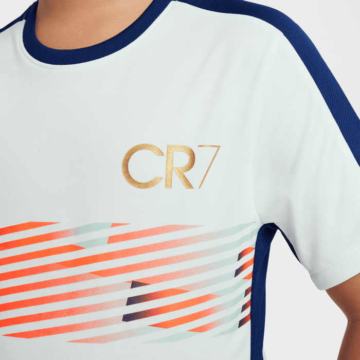 Nike CR7 Youth Dri-FIT Academy23 Football Top (Barely Green/Blue Void/Metallic Gold)