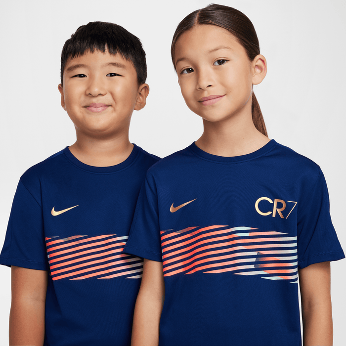 Nike CR7 Youth Dri-FIT Academy23 Football Top (Blue Void/Metallic Gold)