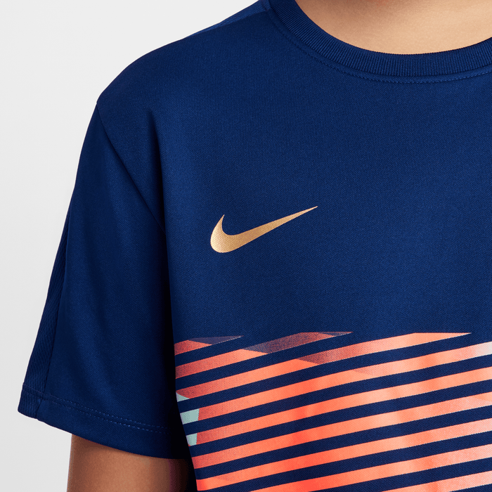 Nike CR7 Youth Dri-FIT Academy23 Football Top (Blue Void/Metallic Gold)