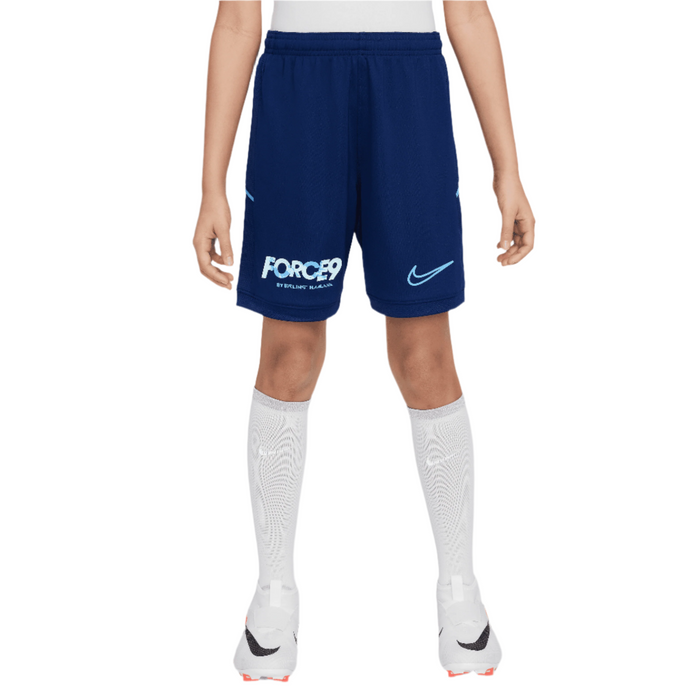 Nike Erling Haaland Youth Dri-FIT Academy 25 Shorts (Blue Void/University Blue)