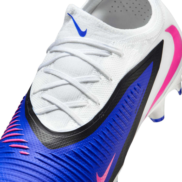 Nike Phantom 6 Low Pro FG Football Boots (Racer Blue/Pink Blast/White)
